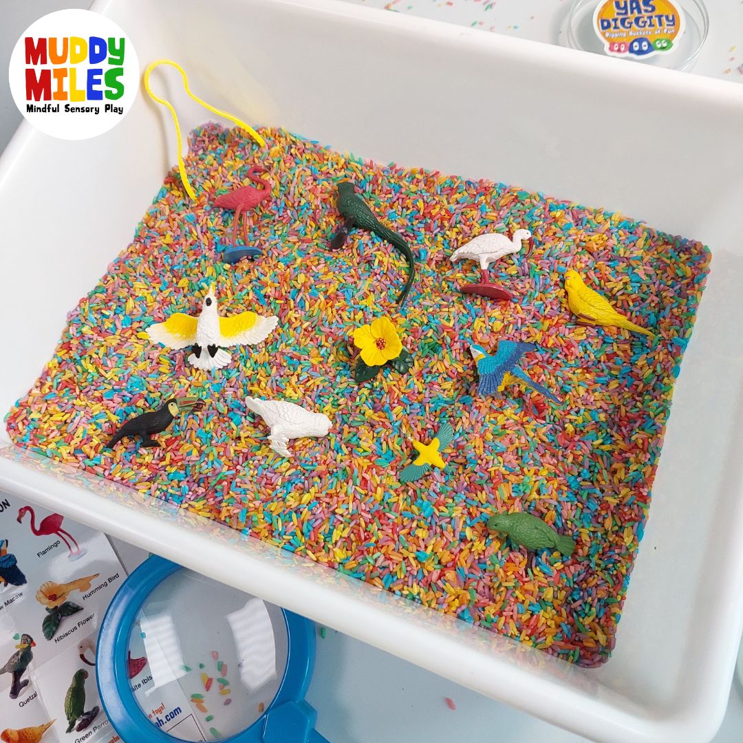 White Plastic Large Tray for Sensory BIns