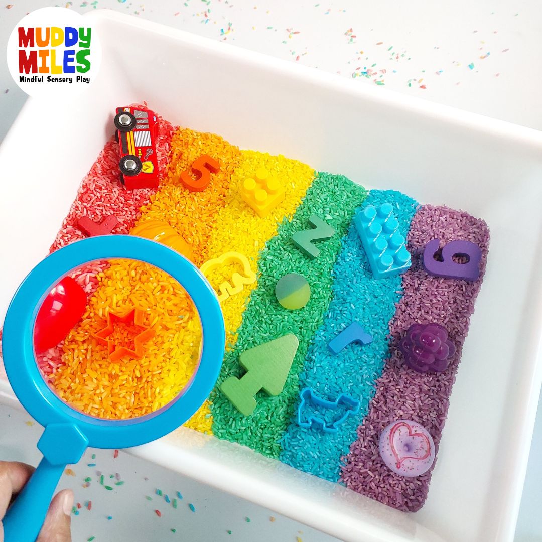 White Plastic Large Tray for Sensory BIns