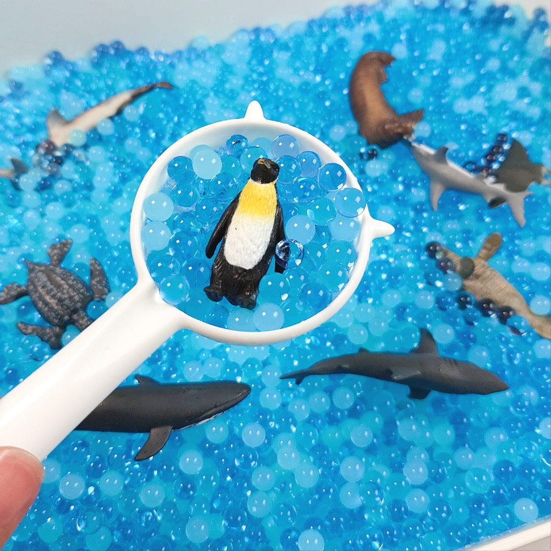 Ocean Blue Water Beads - Sensory Bin Filler