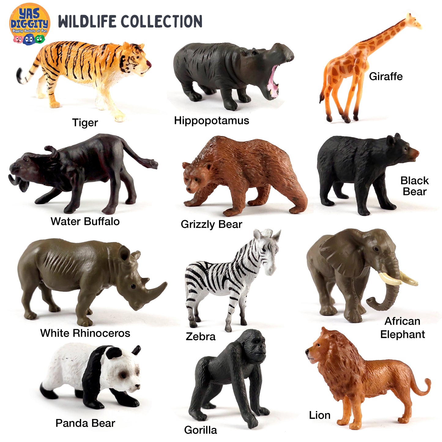Wildlife Animal Toy Collection
