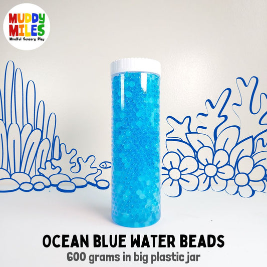 Ocean Blue Water Beads - Sensory Bin Filler